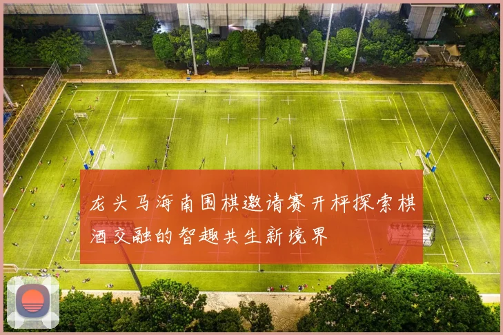 龙头马海南围棋邀请赛开枰探索棋酒交融的智趣共生新境界